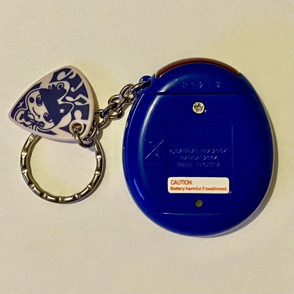 ✨ Tamagotchi Connection V6 2004 Original Music Star Bar Frequency Electric Blue